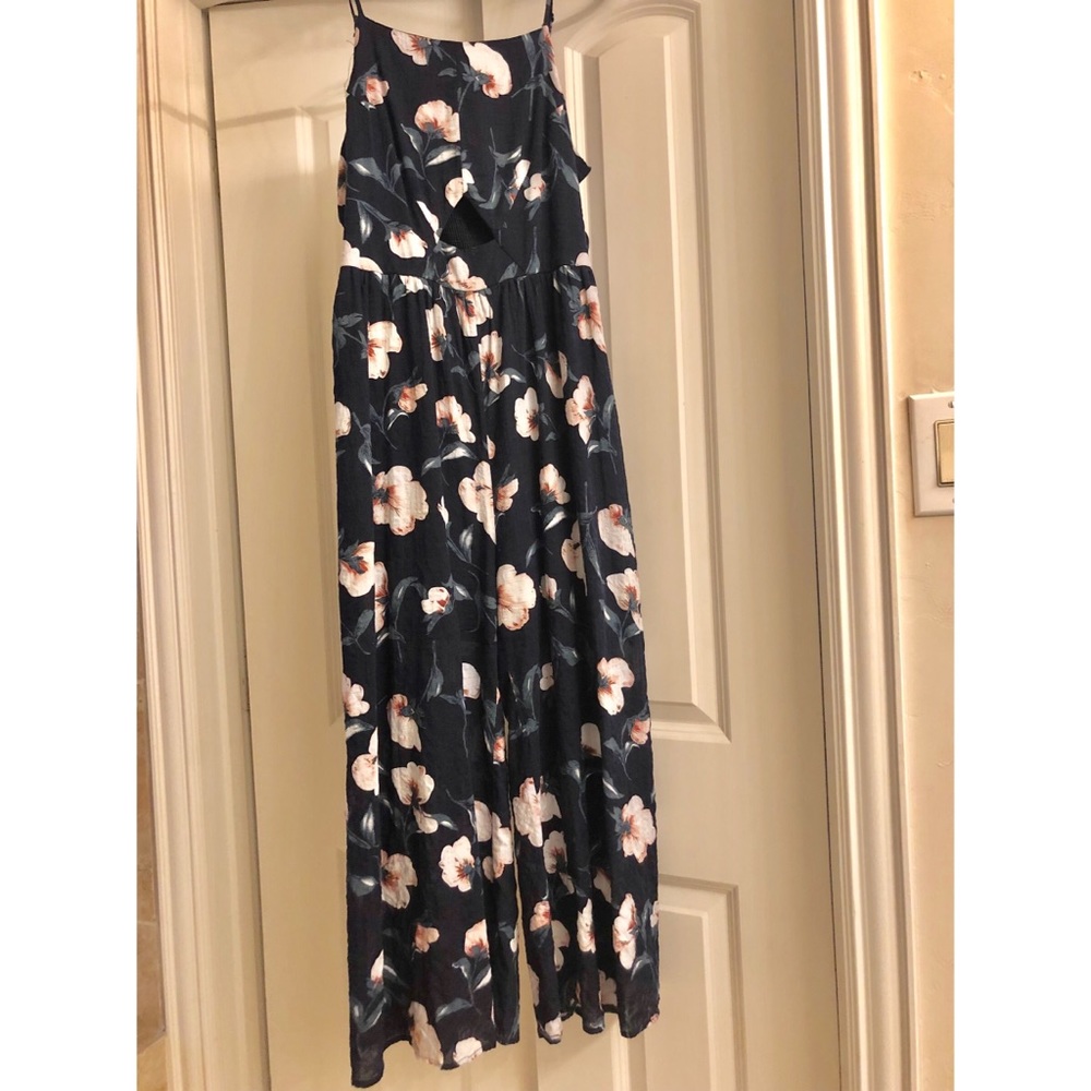 Floral Midi Jumpsuit